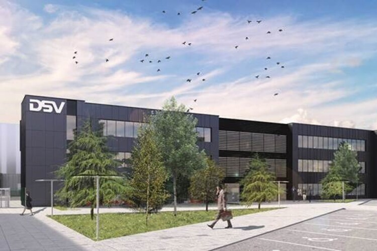 CGI of DSV's premises at Merica Park