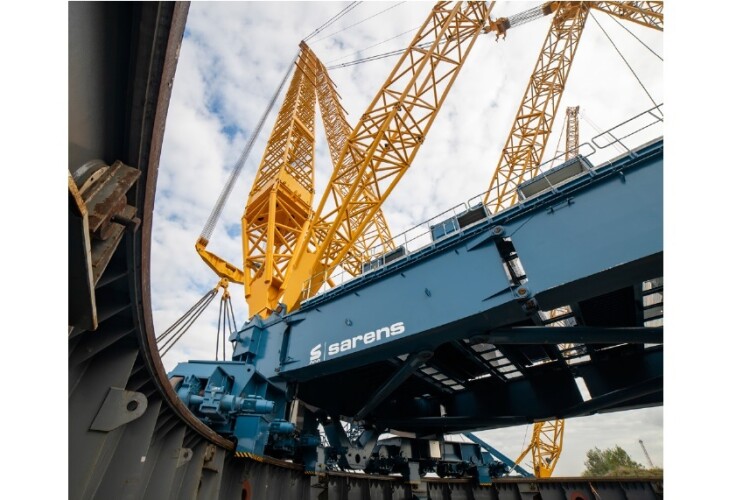 The Little Celeste can lift 1,650 tonnes