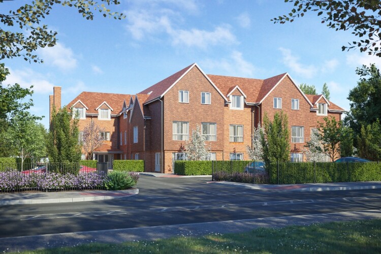 CGI of the planned retirement home in Farnham Common