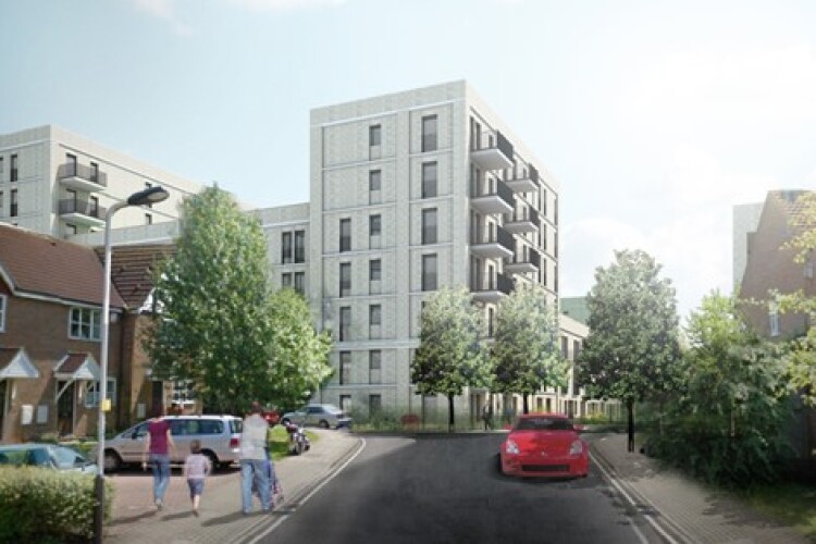 CGI of Sherwood Close