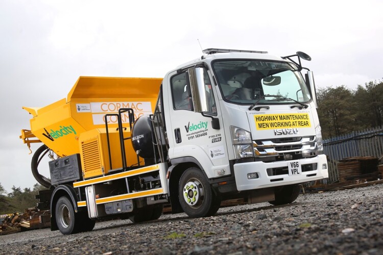 One of the Isuzu F110.210(E) rigid trucks