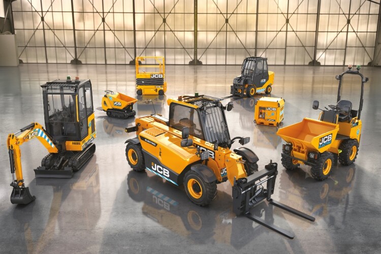 JCB's E-Tech range