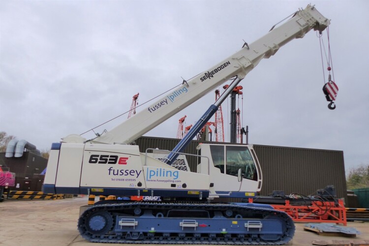 Fussey's new Sennebogen 653E crane