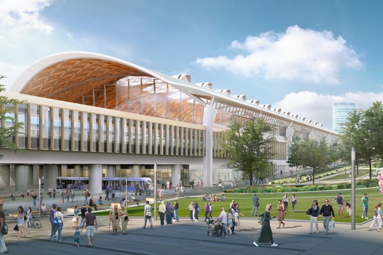The planned HS2 Curzon Street Station in Birmingham