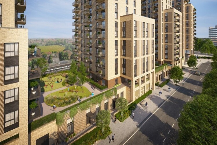 The five tower blocks have been designed by architect TateHindle