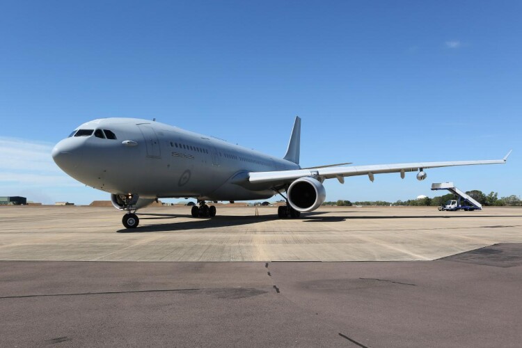 RAAF Base Edinburgh is located 15miles north of Adelaide