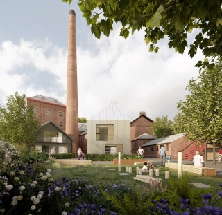 The brewery's 130ft brick chimney will be retained