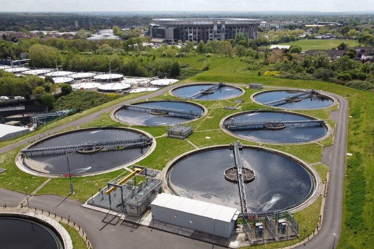 A Thames Water sewage works