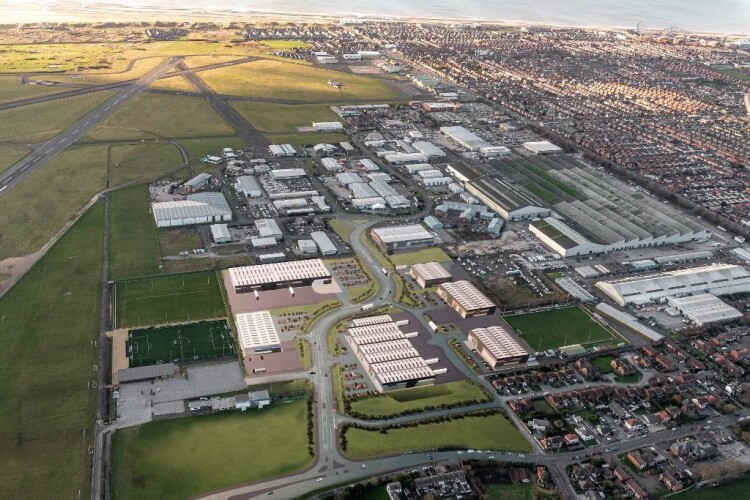 Artist's impression of how the area could look when developed