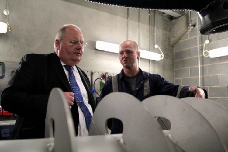 Communities Secretary Eric Pickles visited Sheffield City Region LEP