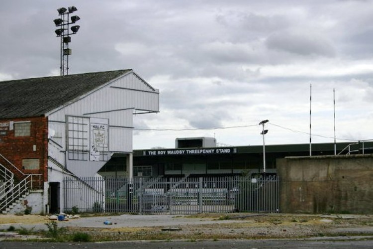 The old Boulevard rugby stadium is now derelict