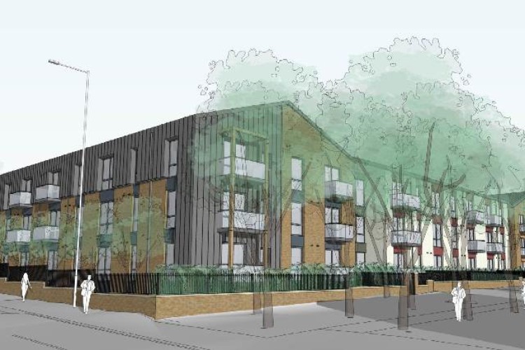 CGI of the Stockwood development