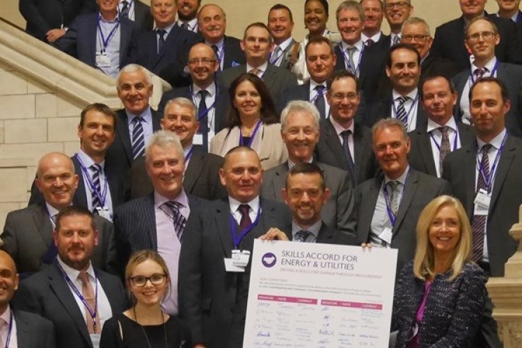 The Skills Accord for Energy & Utilities was formally launched at a House of Lords reception