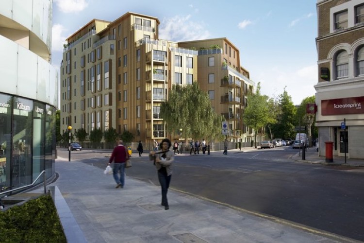 CGI of the new flats