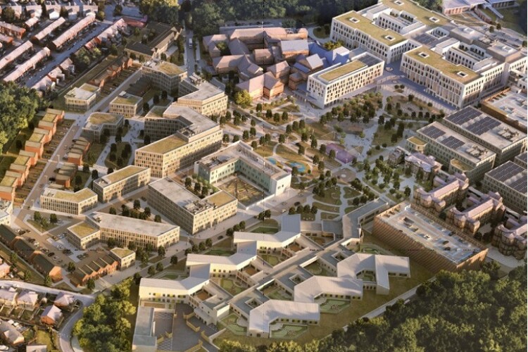 The planned campus redevelopment