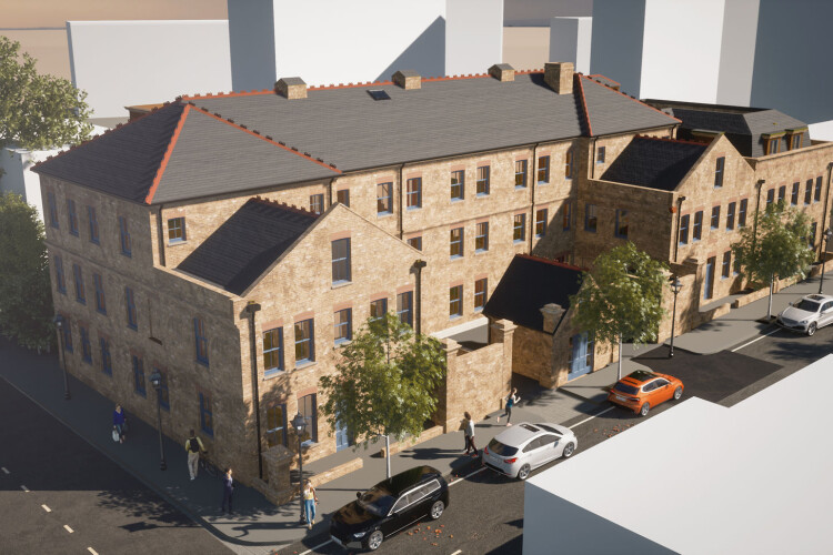 CGI of the Hewer Street development (and below)