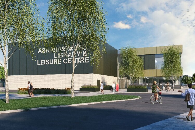 Abraham Moss library and leisure centre, for oxymoronic swotty jocks