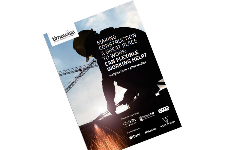 The Timewise study concluded that flexible working can improve the life of all construction site workers