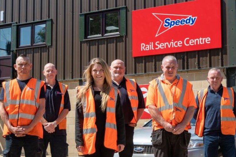 Speedy's Anglia rail team