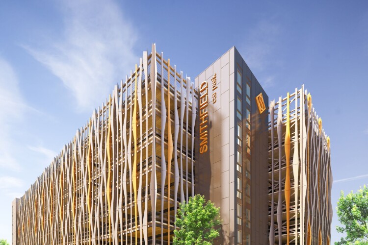 CGI of the planned Smithfield car park