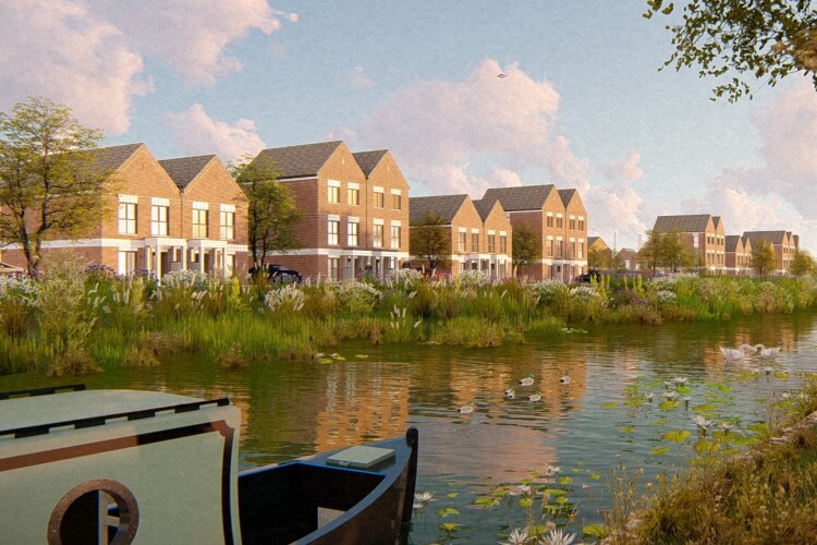 The canalside development will become Ilke Homes' flagship scheme