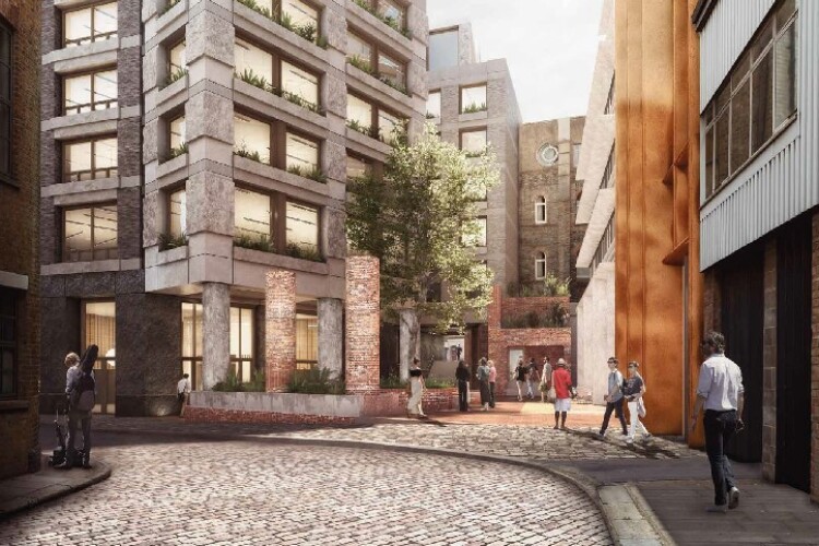 CGI of new office space on Wicklow Street