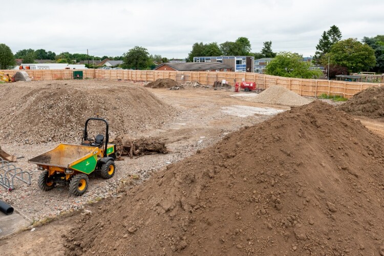 Site of the new Ravensdale Infant School 