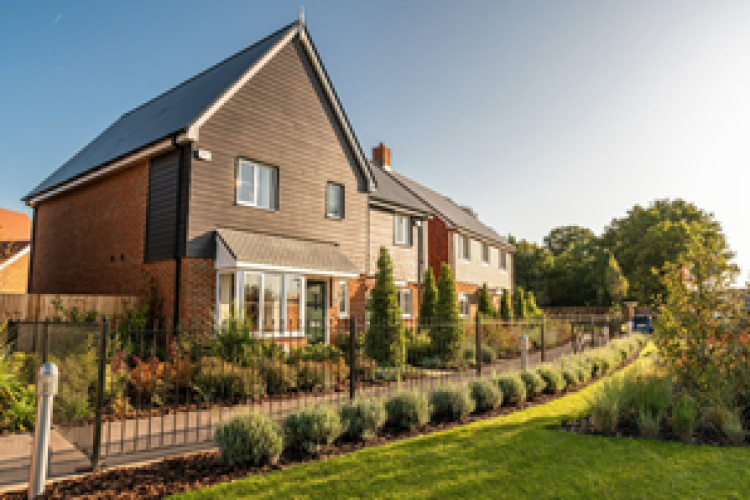 A street scene from Bellway's nearby Bicknor Wood development in Otham