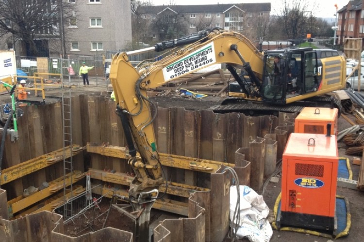 Deep soil mixing at Glasgow's Potter Place 