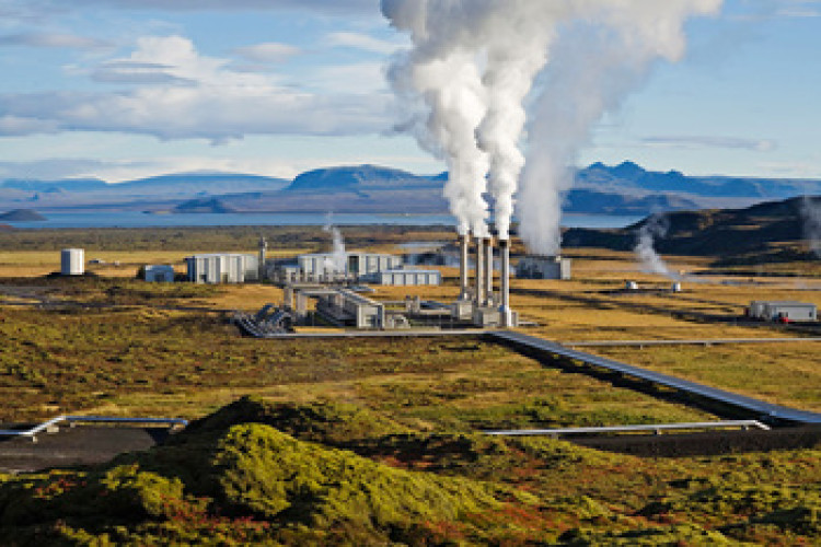 Nesjavellir geothermal power plant in Iceland