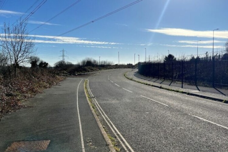 The existing Kingsway road is to be extended to serve a developing industrial area