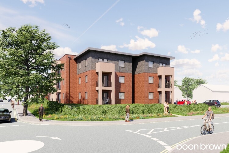 CGI of Thorngate Churcher Trust's new assisted living scheme in Gosport