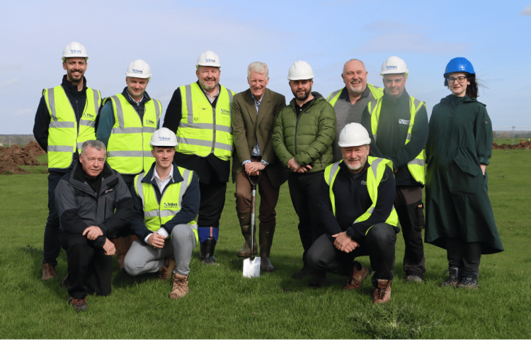 Representatives of East Midlands Reserve Forces & Cadets Association, Lincolnshire Army Cadet Force, architect Maber and Triton Construction attended a ground breaking ceremony last week [Photo: East Midlands RFCA]