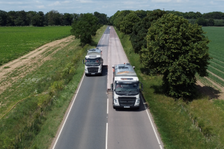 the tankers worked in convoy to double the speed of application