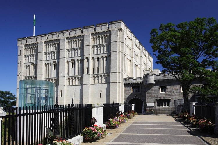 Norwich Castle entrance [&copy; Norfolk Museums Service]