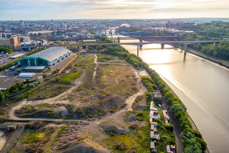 The old Forth Yards site in Newcastle that is set to be developed [Photo: Hi-Track Aerial Photography]