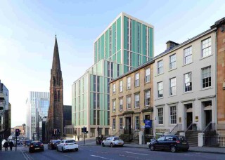 CGI of the purpose-built student accommodation scheme at 292-298 St Vincent Street 