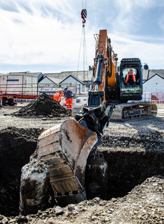 work on site [photo from Kier]