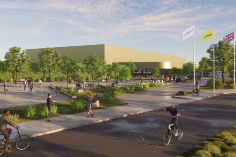 Artist's impression of the new Moderna plant