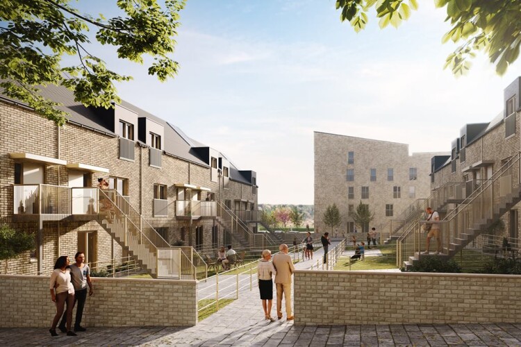 Artist's impression of the development, designed by JM Architects