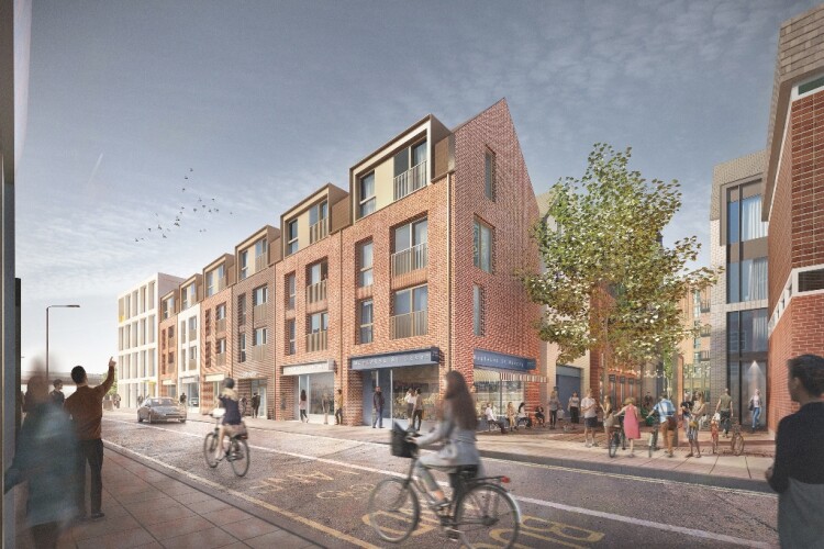 Weston  Homes has walked away from the Anglia Square development in Norwich and written off &pound;7.5m [Images: Weston Homes]