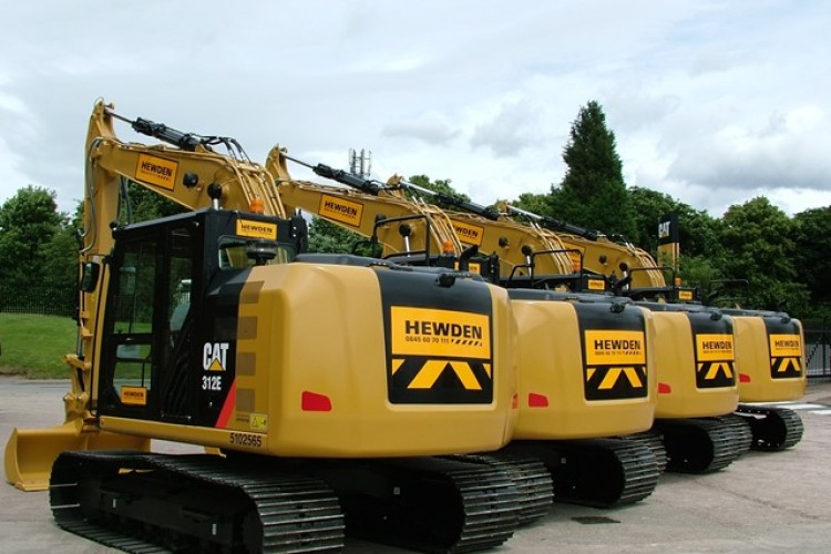 Hewden is adding five Cat 312E excavators