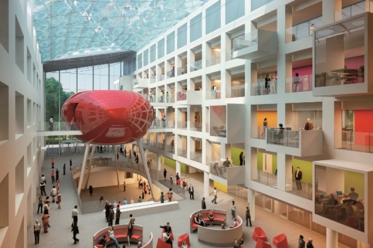 Scott Brownrigg has designed a pod-like structure to reflect Southampton's maritime heritage