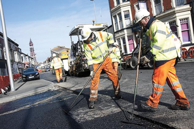 Blackpool Council has won praise for its approach to road maintenance