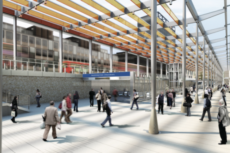 Crossrail Paddington station