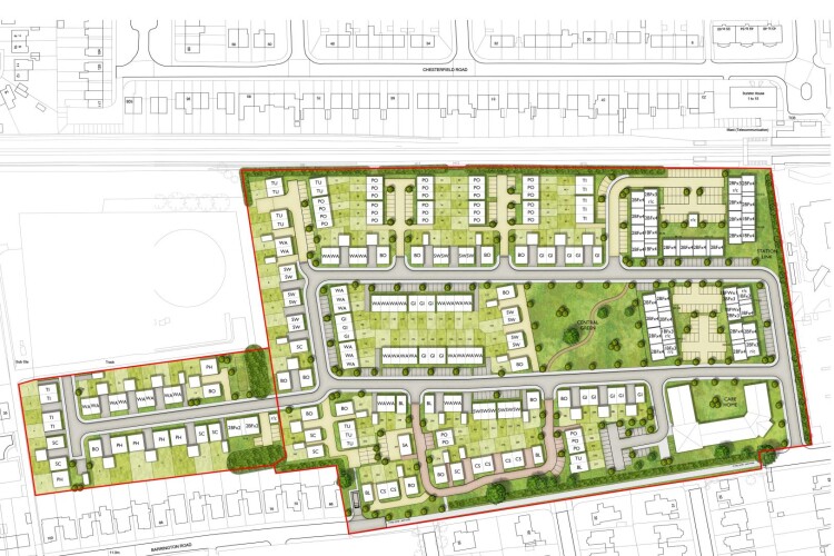 The site plan