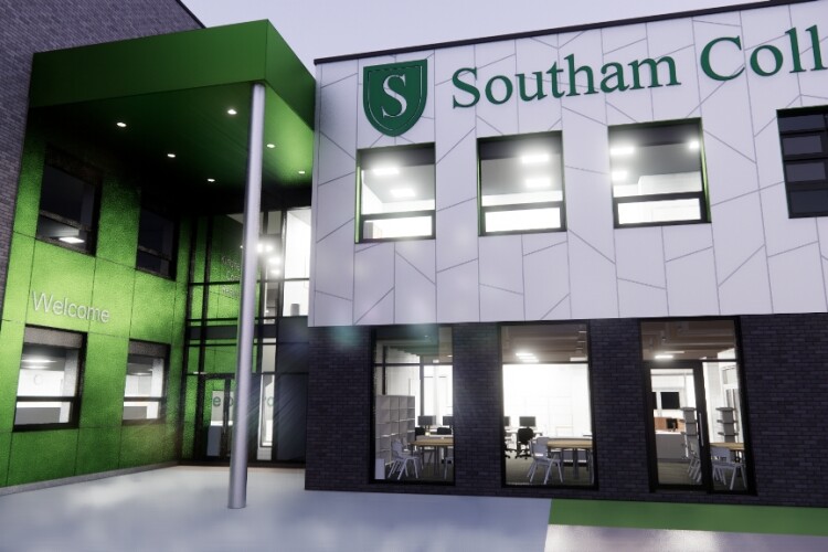 Southam College is designed to be net zero in operation