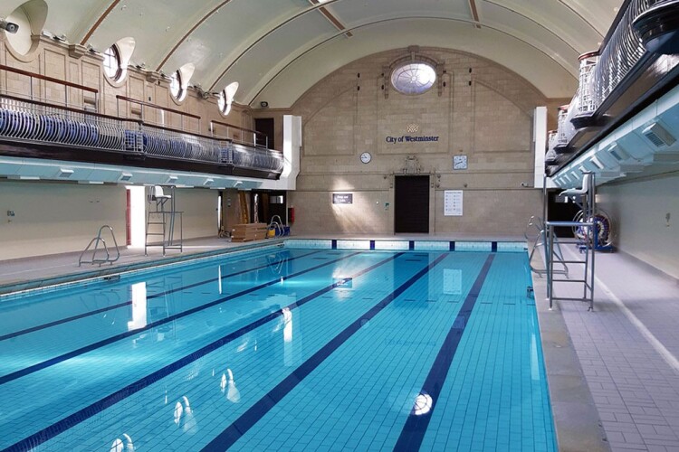 Porchester baths, in Bayswater, is among the council buildings set to get some energy efficiency improvements
