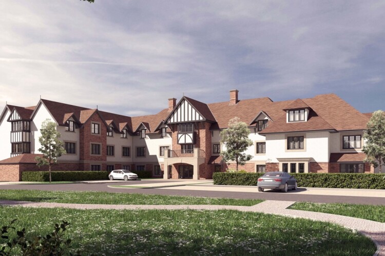 CGI of The Gables Care Home that Stepnell is building in Birmingham 
