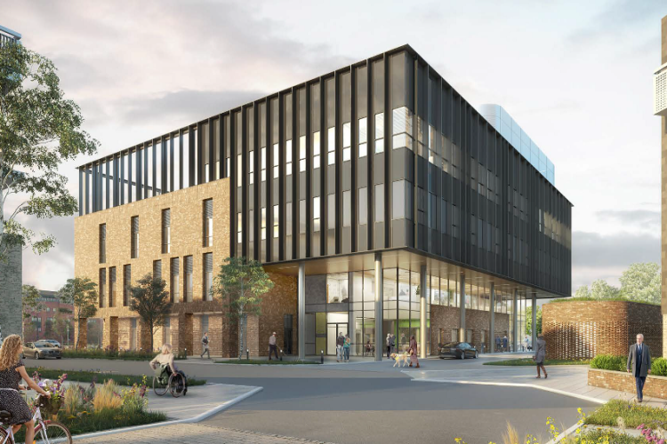 CGI of the new hospital